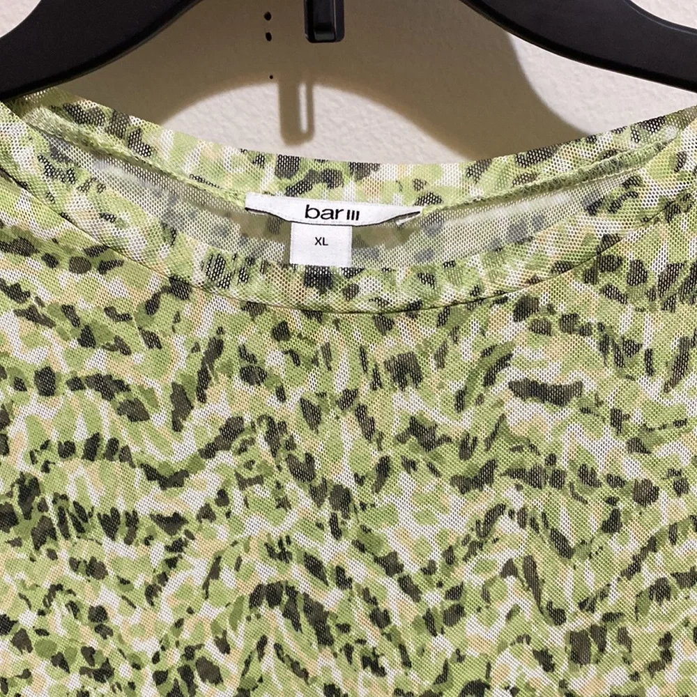 BarIII Sheer Long Sleeve Crop - Picture 2 of 5